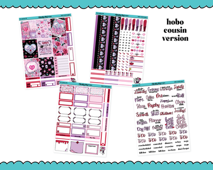 Hobonichi Cousin Weekly Love Potion #9 Planner Sticker Kit for Hobo Cousin or Similar Planners