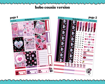 Hobonichi Cousin Weekly Love Potion #9 Planner Sticker Kit for Hobo Cousin or Similar Planners