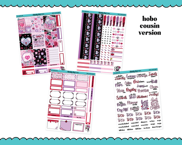 Magical Clean Hobo Cousin stickers, Spring Cleaning Planner Sticker Kit,  Weekly Hobonichi Stickers, Weekly Sticker kit, Magic Stickers