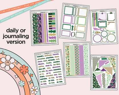 Journaling and Daily Planning Luck of the Irish Planner Sticker Kit