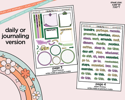 Journaling and Daily Planning Luck of the Irish Planner Sticker Kit