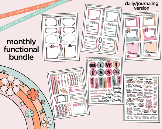 March 2024 Daily Planning Jumbo Size Limited Edition Bundle