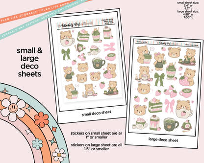 Matcha Girlie Weekly Kit Deco Pages - All Sizes