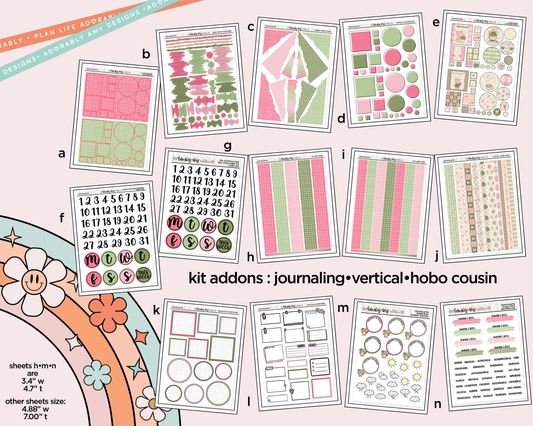 Matcha Girlie Weekly Kit Addons - All Sizes - Strips, Smears and More!