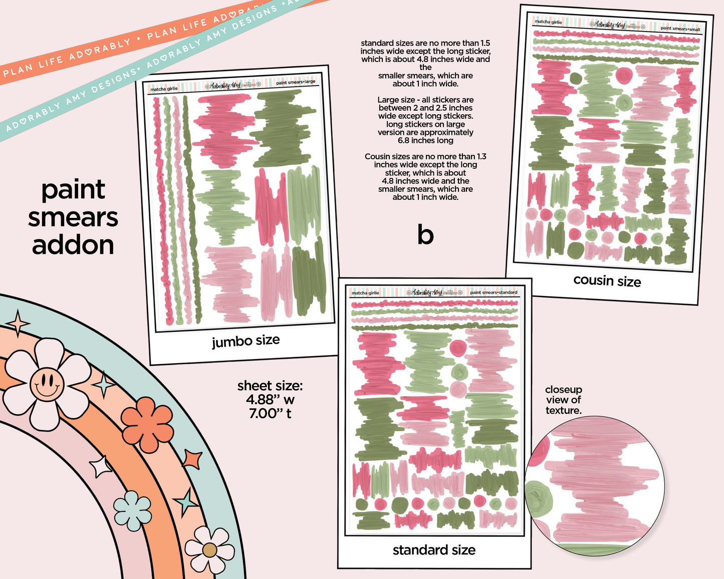 Matcha Girlie Weekly Kit Addons - All Sizes - Strips, Smears and More!
