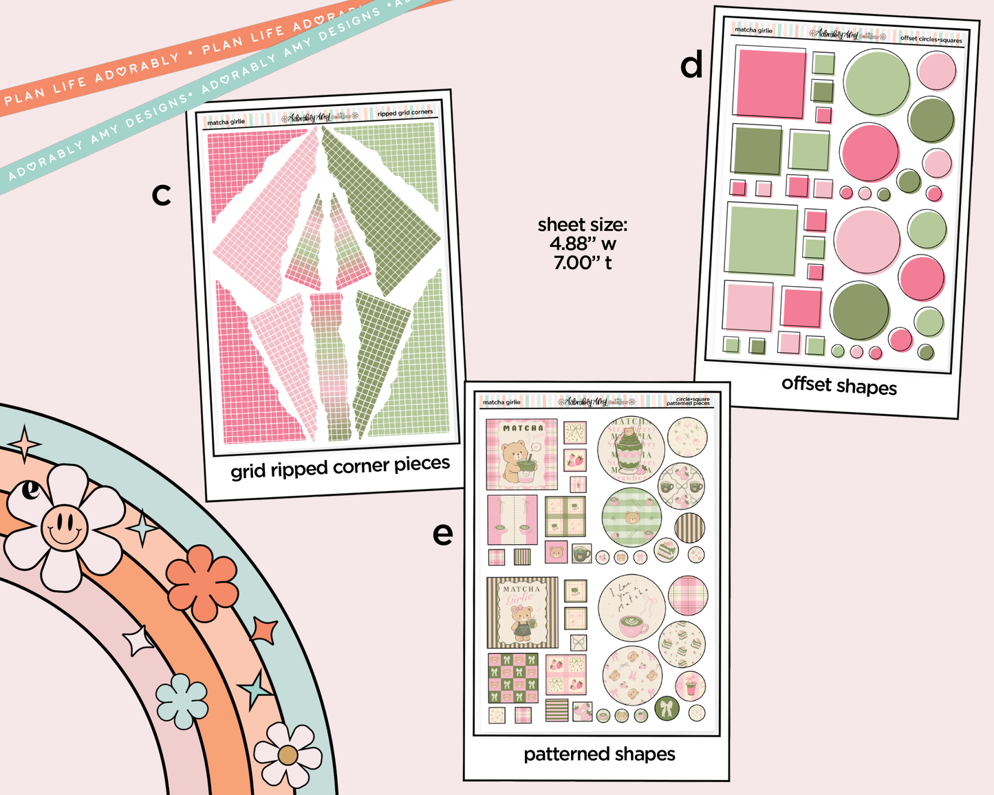 Matcha Girlie Weekly Kit Addons - All Sizes - Strips, Smears and More!