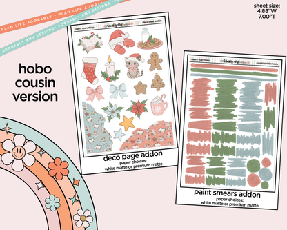 Hobonichi Cousin Weekly Merry Everything Planner Sticker Kit for Hobo Cousin or Similar Planners