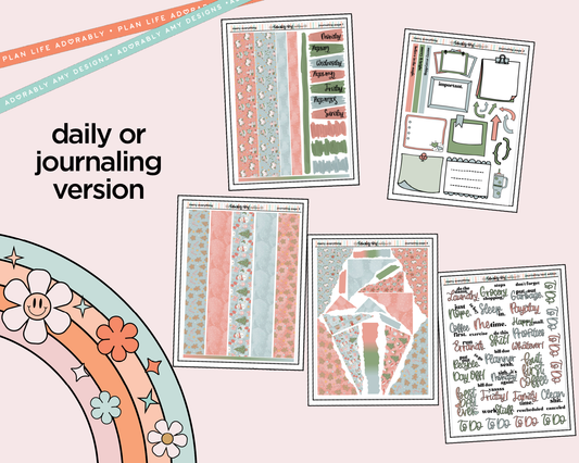 Journaling and Daily Planning Merry Everything Planner Sticker Kit