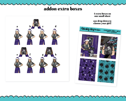 Hobonichi Cousin Weekly Merry Gothmas Christmas Themed Planner Sticker Kit for Hobo Cousin or Similar Planners