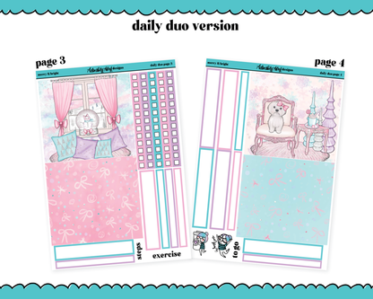 Daily Duo Merry & Bright Christmas Themed Weekly Planner Sticker Kit for Daily Duo Planner