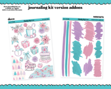 Journaling Kit Merry & Bright Christmas Themed Planner Sticker Kit