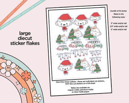 Molly Girl Loves Christmas Decoration Planner Stickers for any Planner or Insert