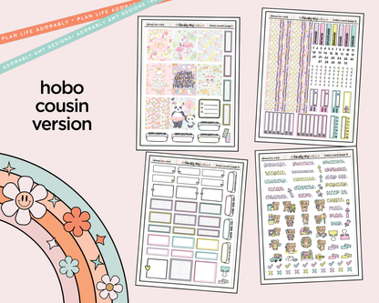 Hobonichi Cousin Weekly Always My Mom, Forever My Friend Planner Sticker Kit for Hobo Cousin or Similar Planners - Adorably Amy Designs