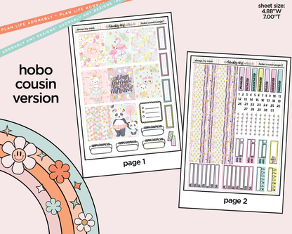 Hobonichi Cousin Weekly Always My Mom, Forever My Friend Planner Sticker Kit for Hobo Cousin or Similar Planners - Adorably Amy Designs