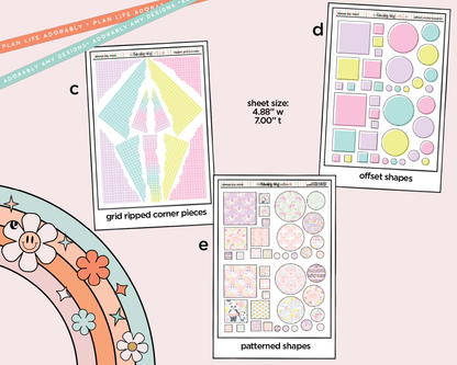 Always My Mom, Forever My Friend Weekly Kit Addons - All Sizes - Strips, Smears and More! - Adorably Amy Designs