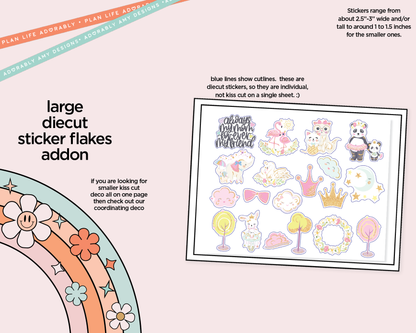 Journaling and Daily Planning Always My Mom, Forever My Friend Planner Sticker Kit - Adorably Amy Designs