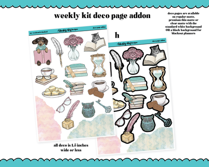 My Weekend is Booked Weekly Kit Addons - All Sizes - Deco, Smears and More!