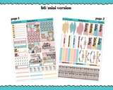 Mini B6 My Weekend is Booked Reading & Books Themed Weekly Planner Sticker Kit sized for ANY Vertical Insert