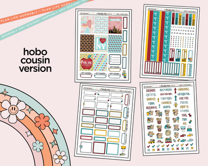 Hobonichi Cousin Weekly The Big Apple Planner Sticker Kit for Hobo Cousin or Similar Planners