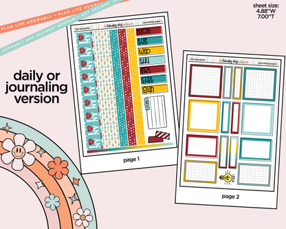 Journaling and Daily Planning The Big Apple Planner Sticker Kit