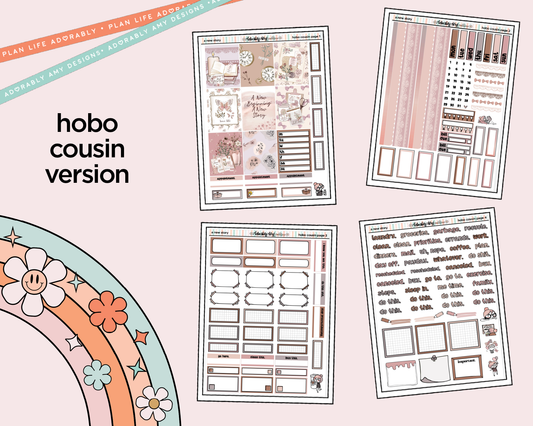 Hobonichi Cousin Weekly A New Story Planner Sticker Kit for Hobo Cousin or Similar Planners