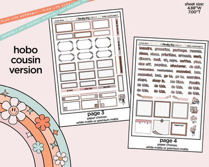 Hobonichi Cousin Weekly A New Story Planner Sticker Kit for Hobo Cousin or Similar Planners