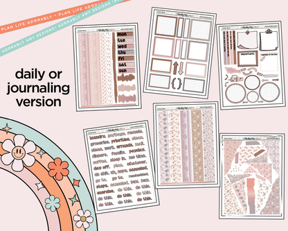 Journaling and Daily Planning A New Story Planner Sticker Kit