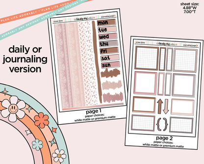 Journaling and Daily Planning A New Story Planner Sticker Kit