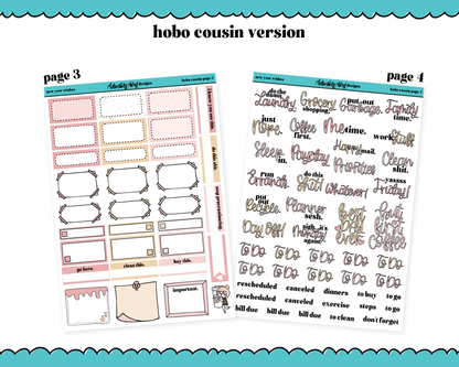 Hobonichi Cousin Weekly New Year Wishes Planner Sticker Kit for Hobo Cousin or Similar Planners