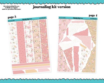 Journaling and Daily Planning New Year Wishes Planner Sticker Kit