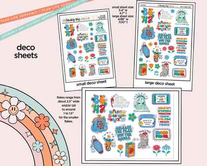 No Kings Weekly Kit Deco Pages - All Sizes