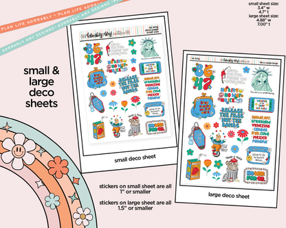 No Kings Weekly Kit Deco Pages - All Sizes