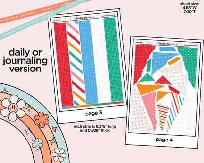 Journaling and Daily Planning No King Planner Sticker Kit