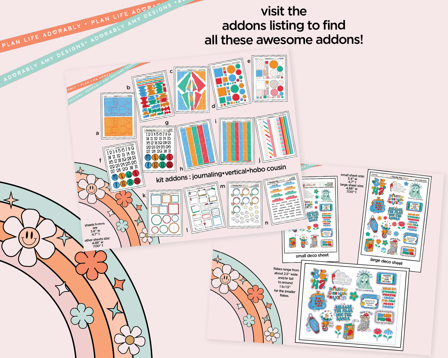 Journaling and Daily Planning No King Planner Sticker Kit