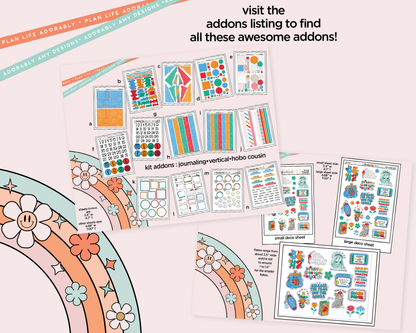 Journaling and Daily Planning No King Planner Sticker Kit