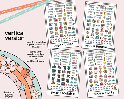 Vertical No King Kit for Vertical Standard Size Planners or Insert