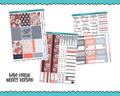 Hobonichi Cousin Weekly Not All Who Wander Nature Themed Planner Sticker Kit for Hobo Cousin or Similar Planners