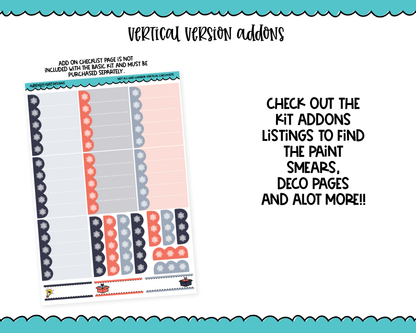 Vertical Not All Who Wander Nature Themed Planner Sticker Kit for Vertical Standard Size Planners or Inserts