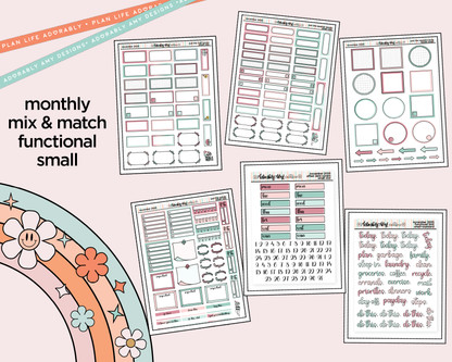 November 2025 Mix & Match Functional Sheets Limited Edition (3 sizes)