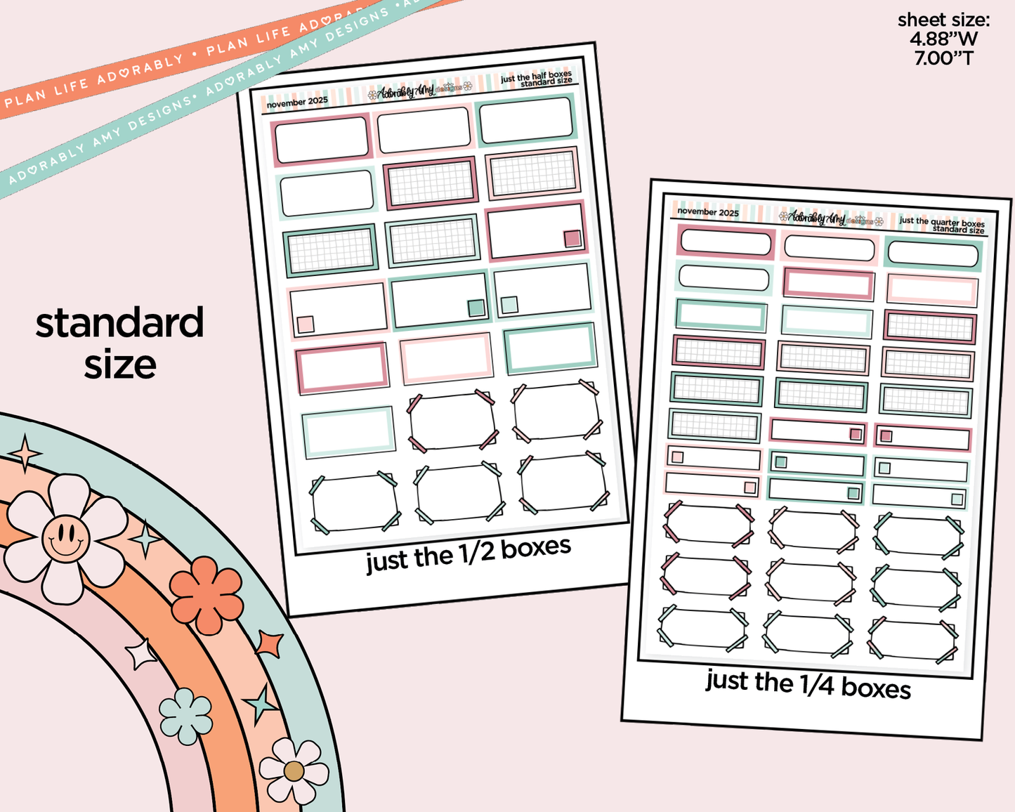 November 2025 Mix & Match Functional Sheets Limited Edition (3 sizes)