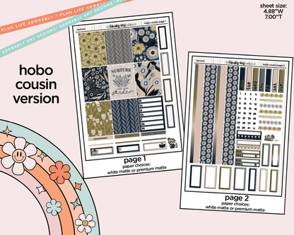 Hobonichi Cousin Weekly Nurture Planner Sticker Kit for Hobo Cousin or Similar Planners