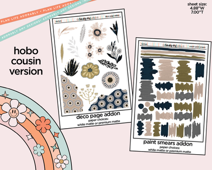 Hobonichi Cousin Weekly Nurture Planner Sticker Kit for Hobo Cousin or Similar Planners