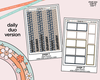 Daily Duo Nurture Weekly Planner Sticker Kit for Daily Duo Planner