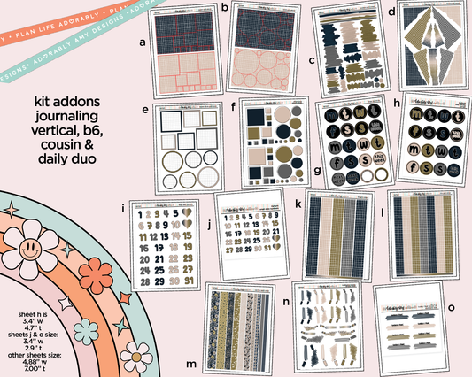 Nurture Weekly Kit Addons - All Sizes - Strips, Smears and More!