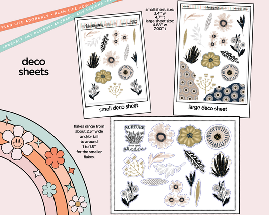 Nurture Weekly Kit Deco Pages - All Sizes