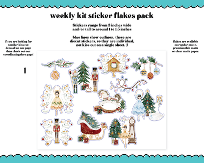 Nutcracker Suite Christmas Themed Weekly Kit Addons - All Sizes - Deco, Smears and More!