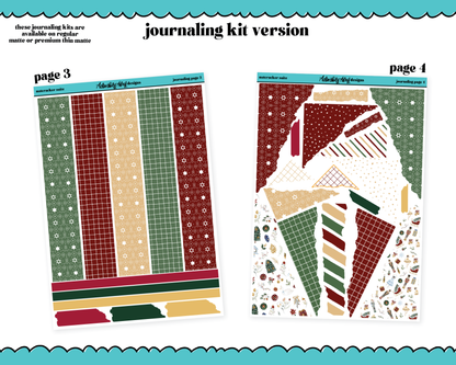 Journaling Kit Nutcracker Suite Christmas Themed Planner Sticker Kit