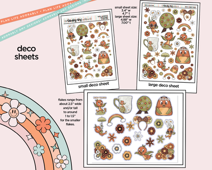 Hello Sunshine Orange Bird Weekly Kit Deco Pages - All Sizes - Adorably Amy Designs