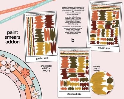 Hello Sunshine Orange Bird Weekly Kit Addons - All Sizes - Strips, Smears and More! - Adorably Amy Designs