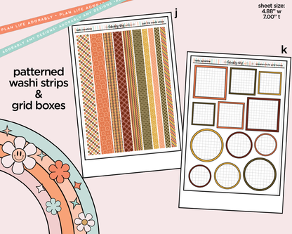 Hello Sunshine Orange Bird Weekly Kit Addons - All Sizes - Strips, Smears and More! - Adorably Amy Designs